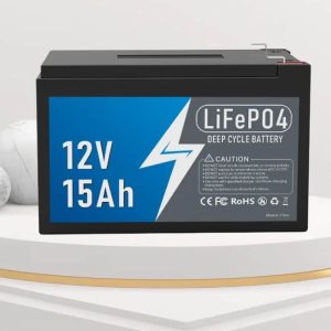 Litija jonu akumulators 12 V 15 Ah dziļcikla Lifepo4 akumulators