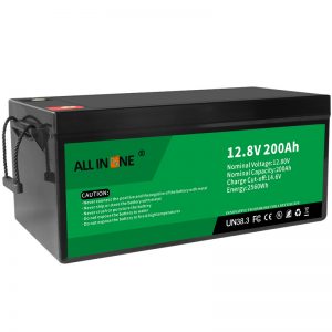 12.8V 200Ah LiFePO4 Pb skābes nomaiņas litija jonu akumulators, 12V 200Ah
