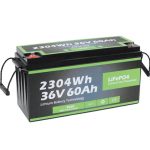 Rūpnīcas kontaktligzdas drošības dizains Long Life Marine 36v 60ah Battery Lifepo