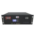 6000 cikli 48V 100Ah 5Kwh RS48 LiFePo4 saules baterija ar 5U skapi