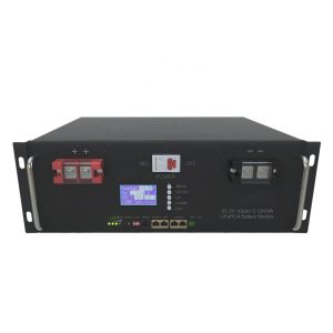 6000 cikli 48V 100Ah 5Kwh RS48 LiFePo4 saules baterija ar 5U skapi