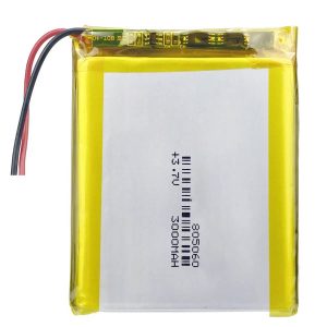 805060 3,7 V 3000 mAh uzlādējams lipo polimēru akumulators